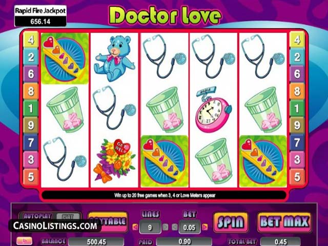 Norske spilleautomater Doctor Love, Cryptologic SS - Himmelspill