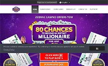 Zodiac kasino gjennomgang skjermbilde på norskcasino1.com 1