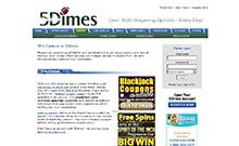 5Dimes kasino gjennomgang skjermbilde på  norskcasino1.com 3