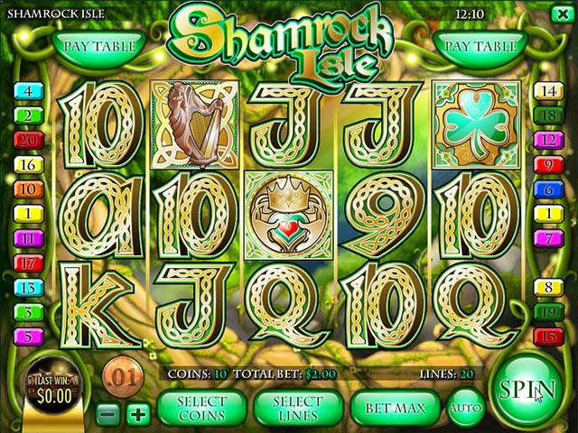 Norske Spilleautomater Shamrock Isle Rival   SS  - Himmelspill