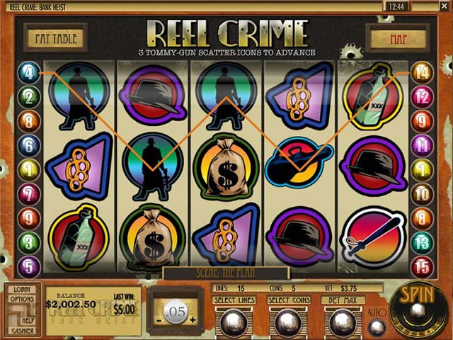 Norske Spilleautomater Reel Crime: Bank Heist, Rival SS - Himmelspill