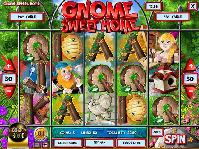 Norske Spilleautomater   Gnome Sweet Home Rival   SS  - Himmelspill