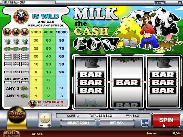 Norske Spilleautomater  Milk the Cash CowRival  SS  - Himmelspill