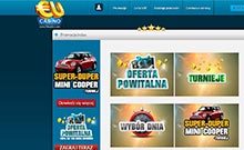 EUCasino kasino gjennomgang skjermbilde på  norskcasino1.com 4