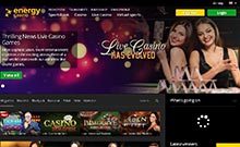 Energy kasino gjennomgang skjermbilde på  norskcasino1.com 1