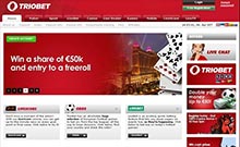 Triobet kasino gjennomgang skjermbilde på  norskcasino1.com 4