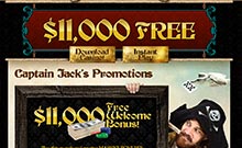 Captain Jack kasino gjennomgang skjermbilde på  norskcasino1.com 3