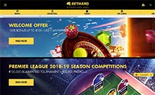 BetHard kasino gjennomgang skjermbilde på  norskcasino1.com 2