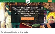 Mr Green kasino gjennomgang skjermbilde på norskcasino1.com 1
