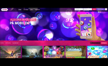 AmorBingo kasino gjennomgang skjermbilde på norskcasino1.com 1