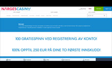 NorgesCasino kasino gjennomgang skjermbilde på norskcasino1.com 3
