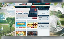 Euroslots kasino gjennomgang skjermbilde på  norskcasino1.com 3