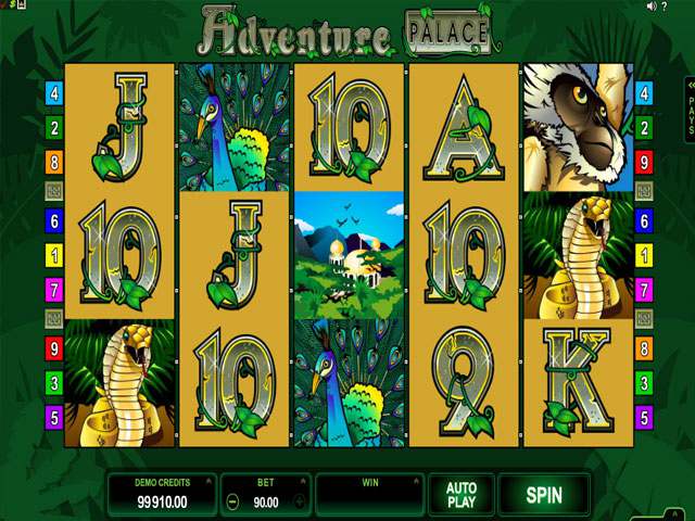 Adventure PalaceMicrogaming spilleautomater screenshot