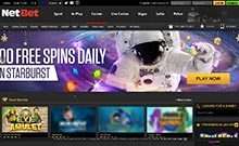 NetBet kasino gjennomgang skjermbilde på norskcasino1.com 2