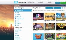 CasinoRoom kasino gjennomgang skjermbilde på  norskcasino1.com 2