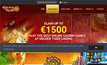 Golden Tiger kasino gjennomgang skjermbilde på norskcasino1.com 1