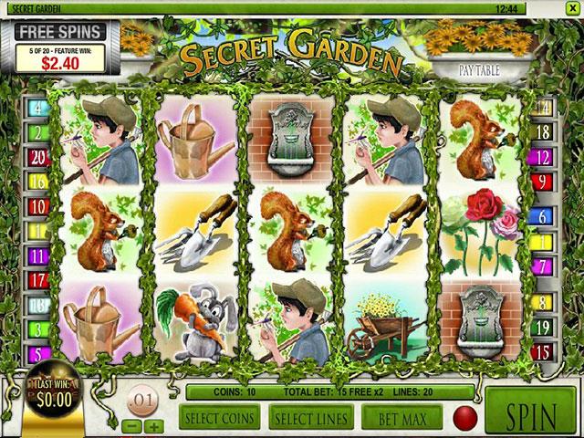 Norske Spilleautomater Secret Garden Rival   SS  - Himmelspill