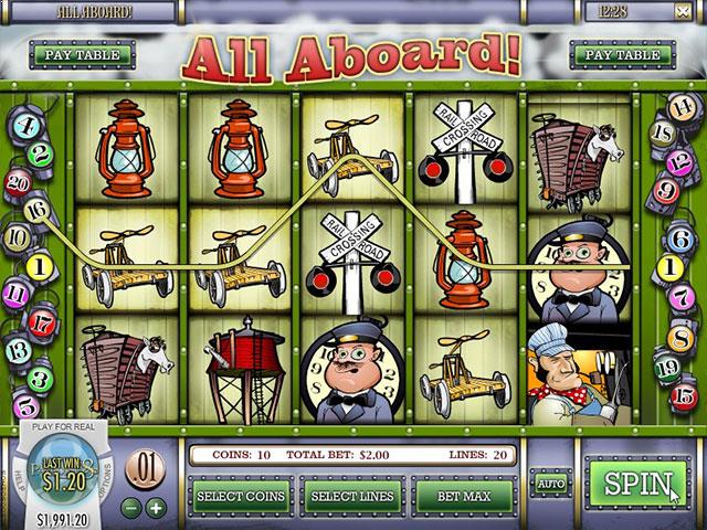 Norske Spilleautomater  All Aboard Rival  SS  - Himmelspill