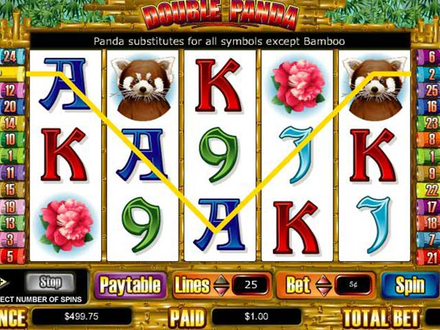 Norske spilleautomater Double Panda, Cryptologic SS - Himmelspill