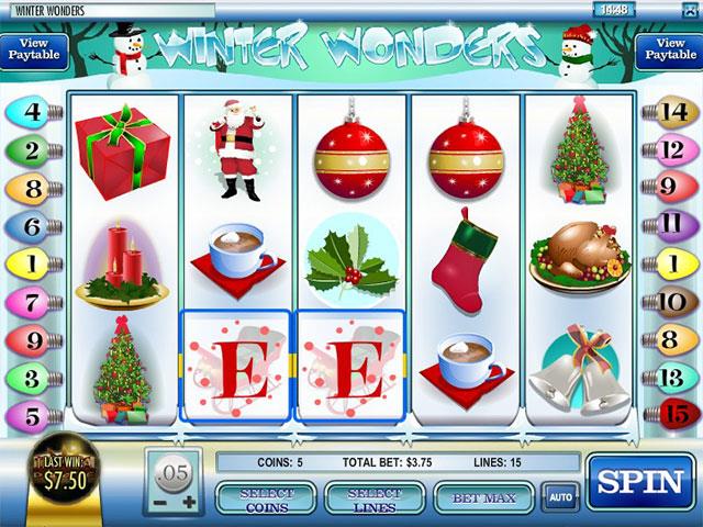 Norske Spilleautomater Winter Wonders Rival   SS  - Himmelspill