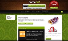 ComeOn kasino gjennomgang skjermbilde på  norskcasino1.com 4