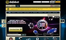 Dafabet kasino gjennomgang skjermbilde på norskcasino1.com 3