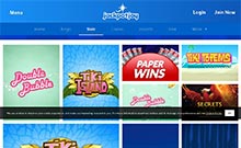 Jackpotjoy kasino gjennomgang skjermbilde på norskcasino1.com 2