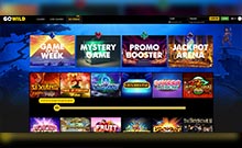 GoWild kasino gjennomgang skjermbilde på  norskcasino1.com 3