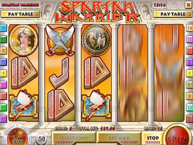 Norske Spilleautomater Spartan Warrior Rival   SS  - Himmelspill