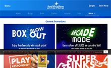 Jackpotjoy kasino gjennomgang skjermbilde på norskcasino1.com 3