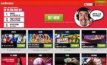 Ladbrokes kasino gjennomgang skjermbilde på  norskcasino1.com 1