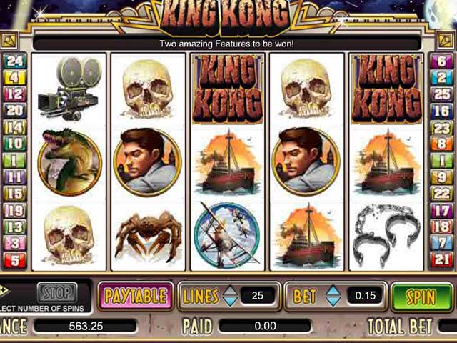 Norske spilleautomater King Kong, Cryptologic SS - Himmelspill