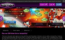 Jackpot City kasino gjennomgang skjermbilde på  norskcasino1.com 3