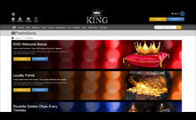 King kasino gjennomgang skjermbilde på norskcasino1.com 2