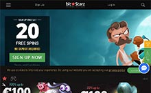 BitStarz kasino gjennomgang skjermbilde på norskcasino1.com 2