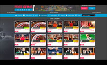 Free Spins kasino gjennomgang skjermbilde på  norskcasino1.com 3