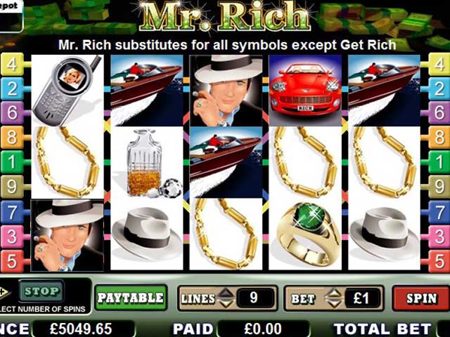 Norske spilleautomater Mr. Rich, Cryptologic SS - Himmelspill