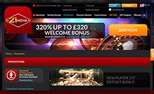 21Nova kasino gjennomgang skjermbilde på norskcasino1.com 2