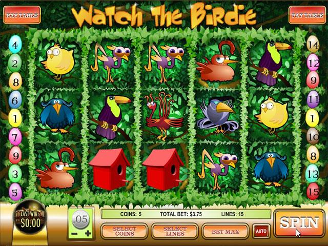 Norske Spilleautomater Watch the Birdie Rival   SS  - Himmelspill