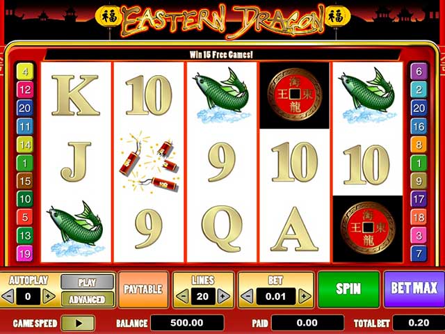 Norske spilleautomater Eastern Dragon, Cryptologic SS - Himmelspill