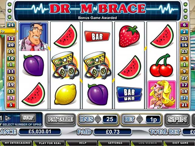 Norske spilleautomater Dr.M.Brace, Cryptologic SS - Himmelspill