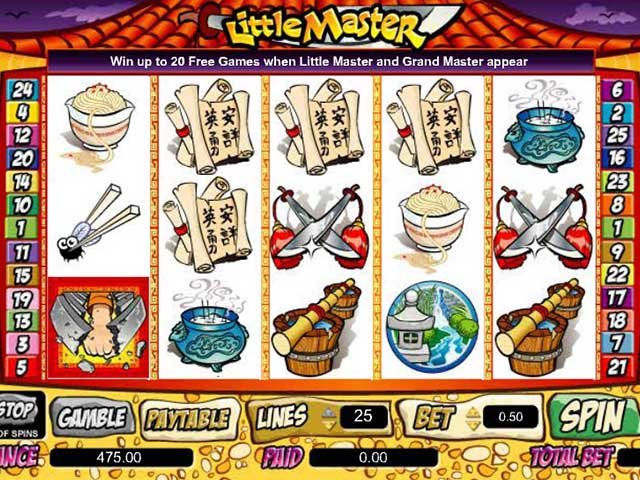 Norske spilleautomater Little Master, Cryptologic SS - Himmelspill