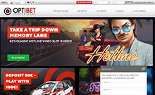 Optibet kasino gjennomgang skjermbilde på norskcasino1.com 1