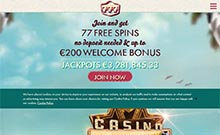 777 Casino kasino gjennomgang skjermbilde på  norskcasino1.com 2