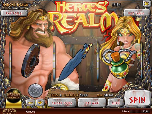 Norske Spilleautomater  Heroes Realm Rival  SS  - Himmelspill
