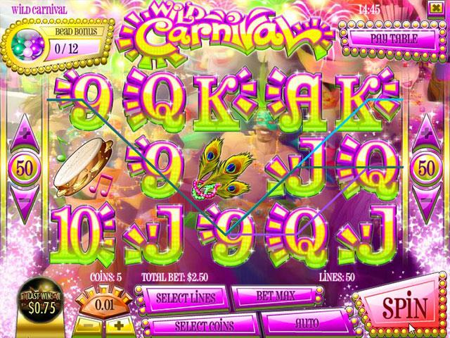 Norske Spilleautomater Wild Carnival Rival   SS  - Himmelspill