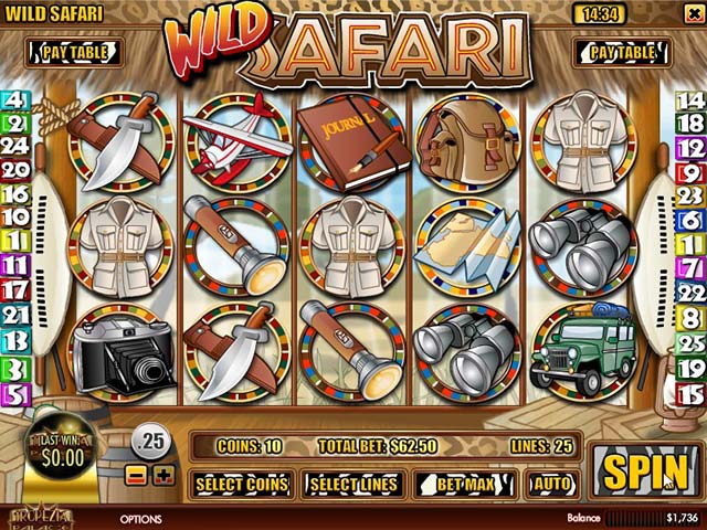 Norske spilleautomater Wild Safari, Rival SS - Himmelspill