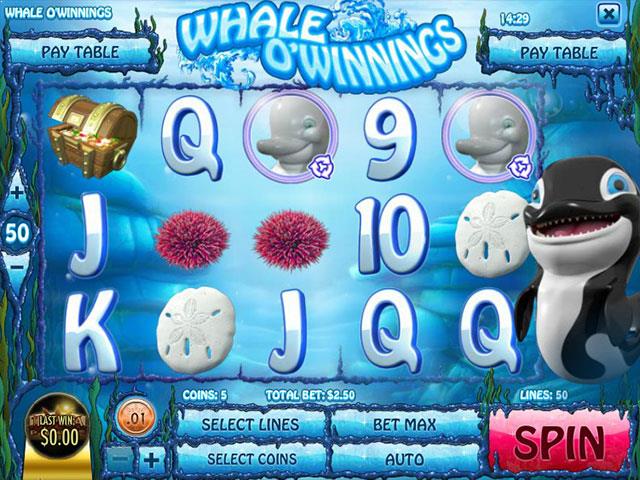 Norske Spilleautomater Whale O' Winnings Rival   SS  - Himmelspill