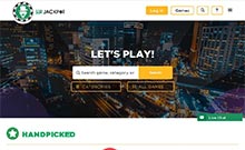 Sir Jackpot kasino gjennomgang skjermbilde på norskcasino1.com 1