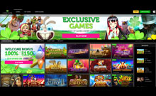 Luck kasino gjennomgang skjermbilde på  norskcasino1.com 1